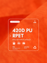 LDA9948 420D PU RPET ฟอกย่น